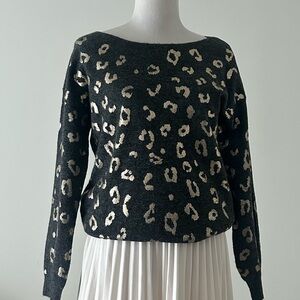 Mystree Charcoal Knit Sweater